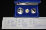 1986 US Liberty 3-coin Set