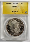 1879-S Morgan Dollar, Graded