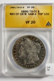 1880/79-CC Morgan Dollar, Graded