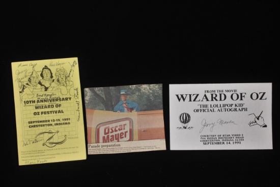 1991 10th Anniversary Wizard of Oz Festival program