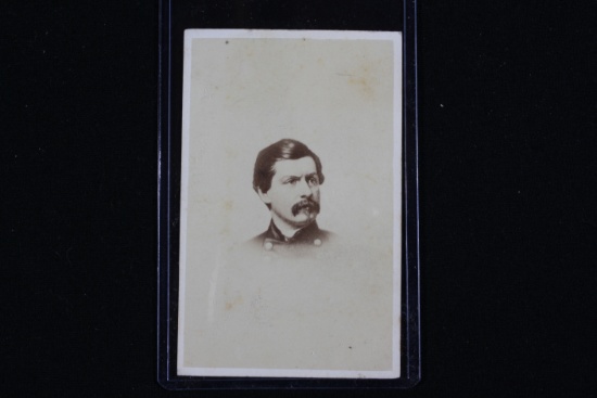 Civil War CdV photo of General George B. McClellan.