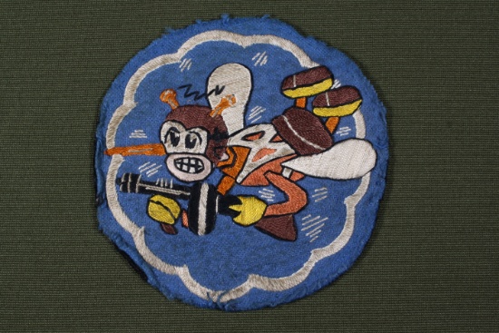WWII theater U.S. fighter squadron jacket patch.