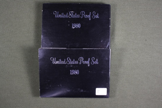 (2) 1980 U.S. Mint Proof Sets (in original package)