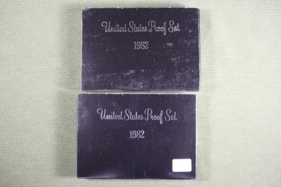 (2) 1982 U.S. Mint Proof Sets (in original package)