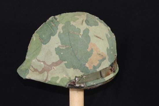 Vietnam Helmet & Liner with Mitchell Cover