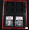 2001 American Buffalo Two-Coin Silver Set