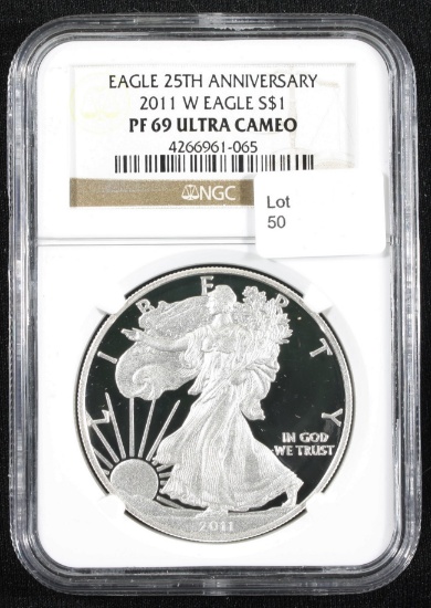 2011-W S Silver Eagle NGC PF69 Ultra Cameo