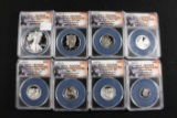 2017-S ANACS Silver Proof Set (8 coins total)
