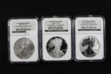 2006 Silver Dollar Set - NGC Graded 3-coins