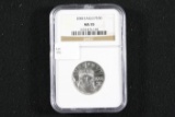 2008 $50 Platinum Eagle - NGC MS 70