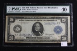 Series 1914 $20 Federal Reserve Note PMG Graded