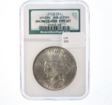 1923 Peace Dollar Binion NGC Graded
