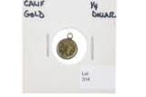 California Gold Quarter Dollar