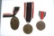 Lot of (3) German Medals
