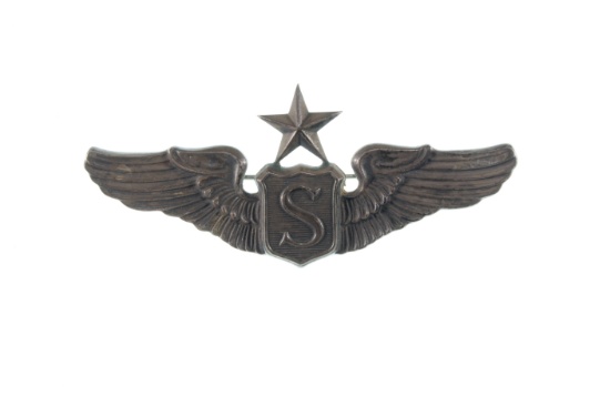 Senior Service Pilot Wings - Sterling Silver 3"