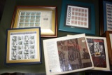 Military Related Framed Stamps Lot