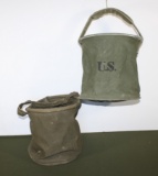 Pair of US Canvas Water Bags