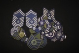 Lot of (49) Air Force Stripes & Bars Patches