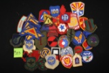 Large Lot of Military Patches (60 +/-)