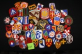 Large Lot of Military Patches (80 +/-)