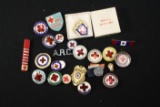 Lot of (24) Vintage American Red Cross Pins