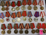 Lot of (24) Soviet USSR Medals