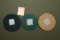 (3) WWII Nazi Oberschutze’s rank pips/patches