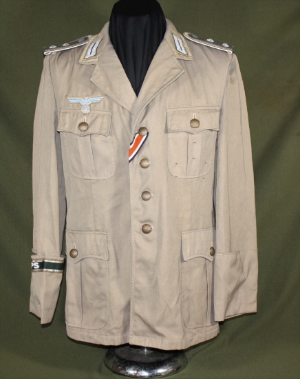 Re-enactor’s WWII German Afrika Korps tunic