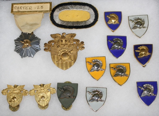 Lot of West Point vintage insignia and misc.