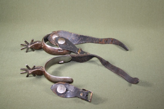 Antique cowboy spurs (no maker mark)