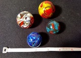 Contemporary Handmade Glass Art Marbles