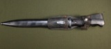 WWII German Mauser bayonet with frog