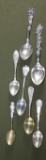 (7) Turn of the Century/1900 era sterling spoons