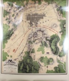 Large Map of Gettysburg Battle Field