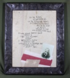 Neat! Hand embroidered Civil War memorial