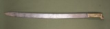 Antique Collins long machete with green horn handle