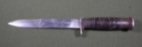 WWII fighting knife made from M-3 or M-4 bayonet