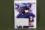 Chicago Bears #34 Walter Payton autograph