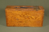 Antique WWI oak U.S. Army ammunition box