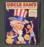 1936 Uncle Sam coloring book