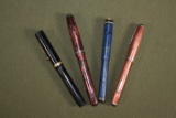 (4) antique fountain pens