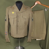 WWII 15th AAF staff sergeant’s Ike jacket and pants