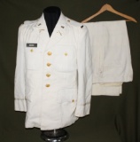 Vintage U.S. Army officer’s dress white uniform