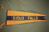 Antique 32” Sioux Falls felt pennant