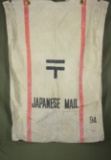 WWII Japanese Internment Camp mail bag