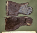 1800’s Old West bearskin gloves/gauntlets