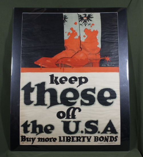 WWI “Keep These Off the U.S.A.” Liberty Bond Poster