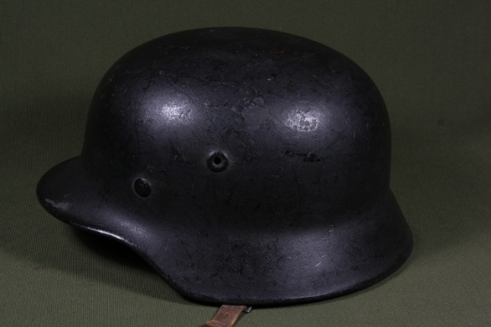 WWII Nazi/German helmet with liner and chin strap