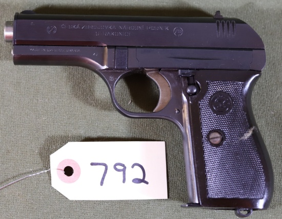 CZ Pistol model 27,  cal. 7.65 semi auto pistol