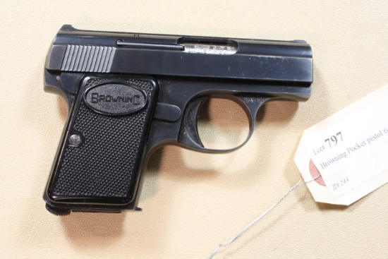 Browning Pocket pistol 6.35 cal.